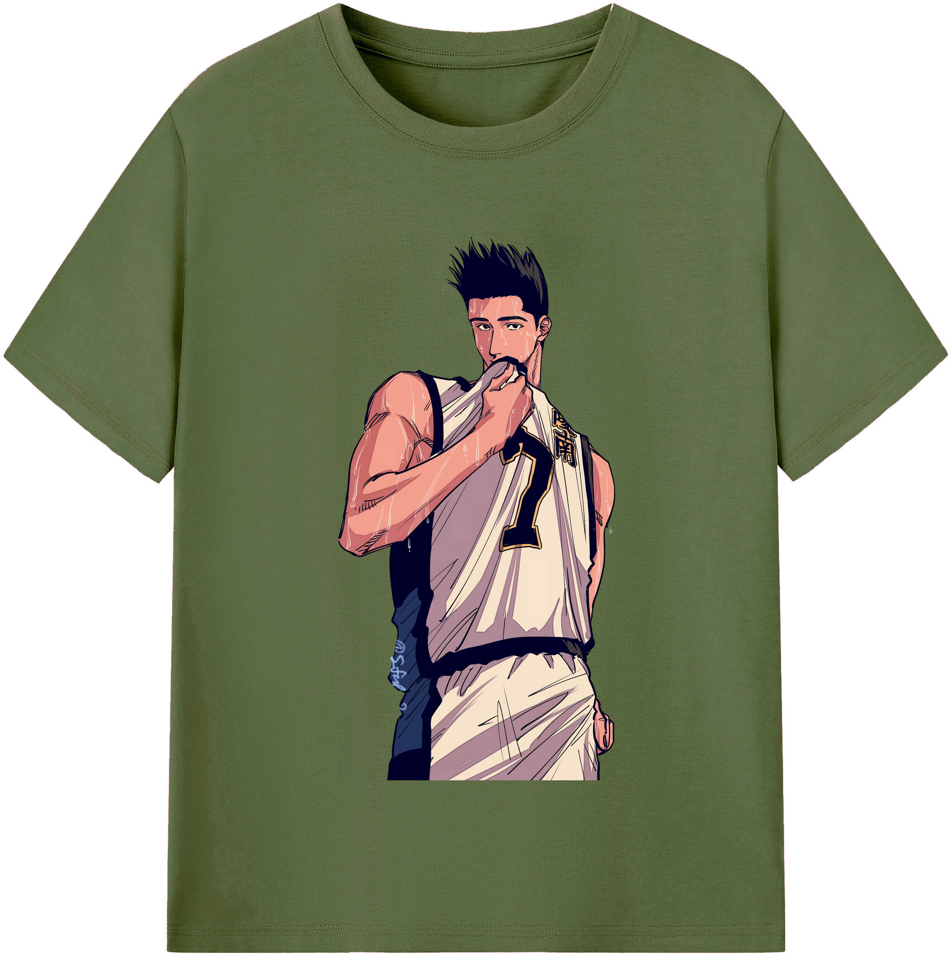 （画像用） SLAM DUNK／スラムダンク 綿100％半袖Tシャツ（フロントプリント）